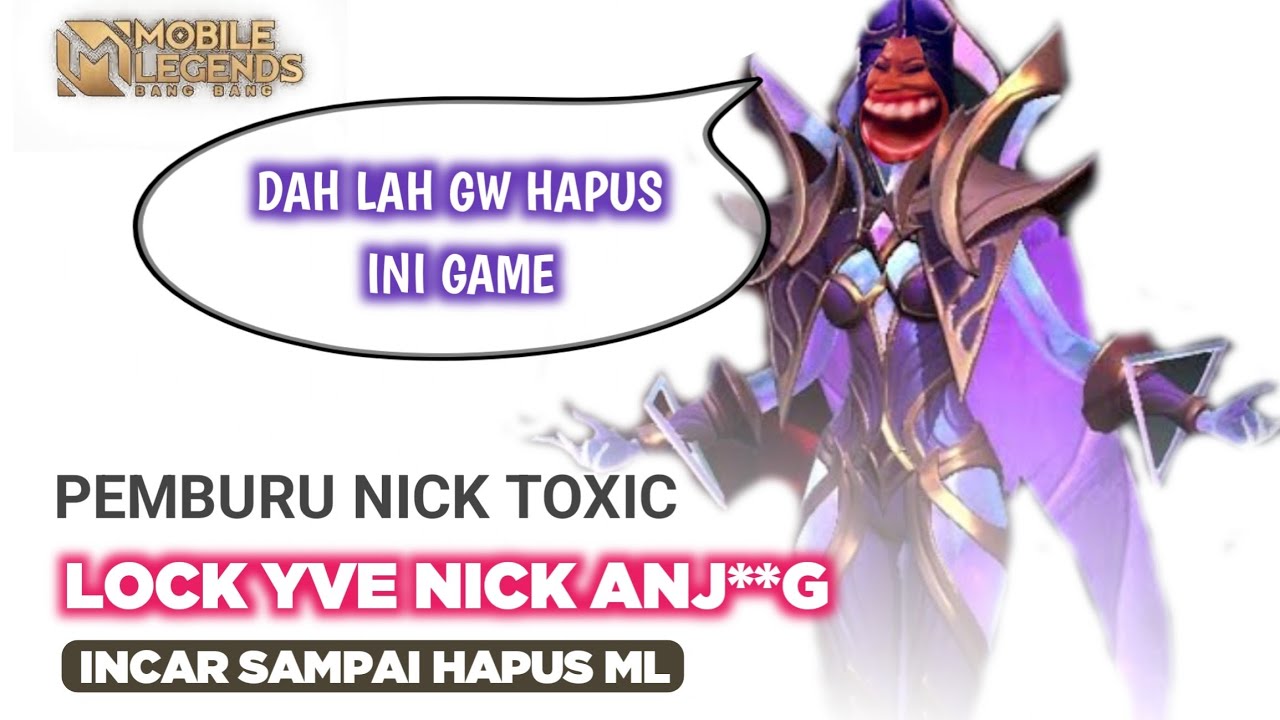 Nick Kok Anj**g, Auto Lock Sampai Uninstal ML!