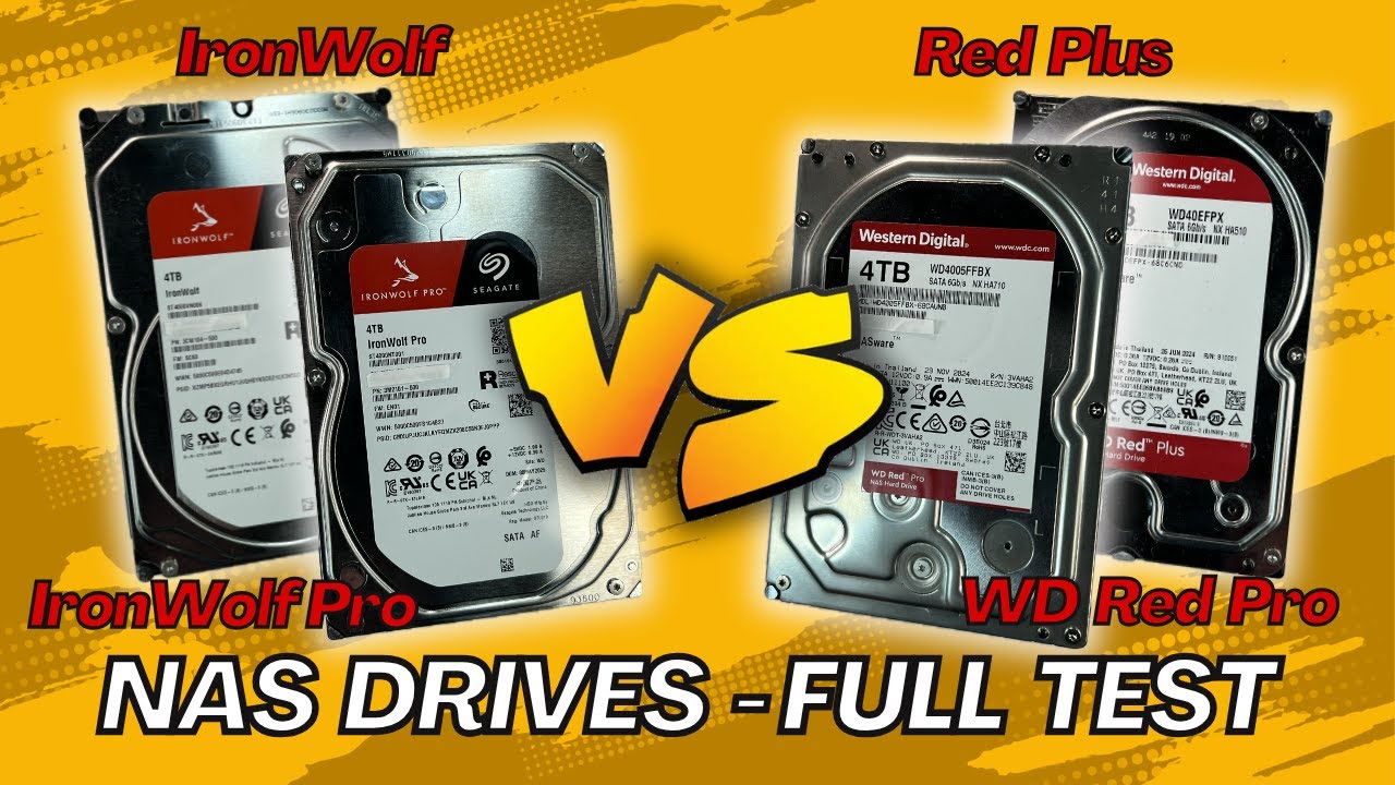 WD Red Plus and Red Pro vs Seagate IronWolf and IronWolf Pro - Full Performance, Noise, Power review