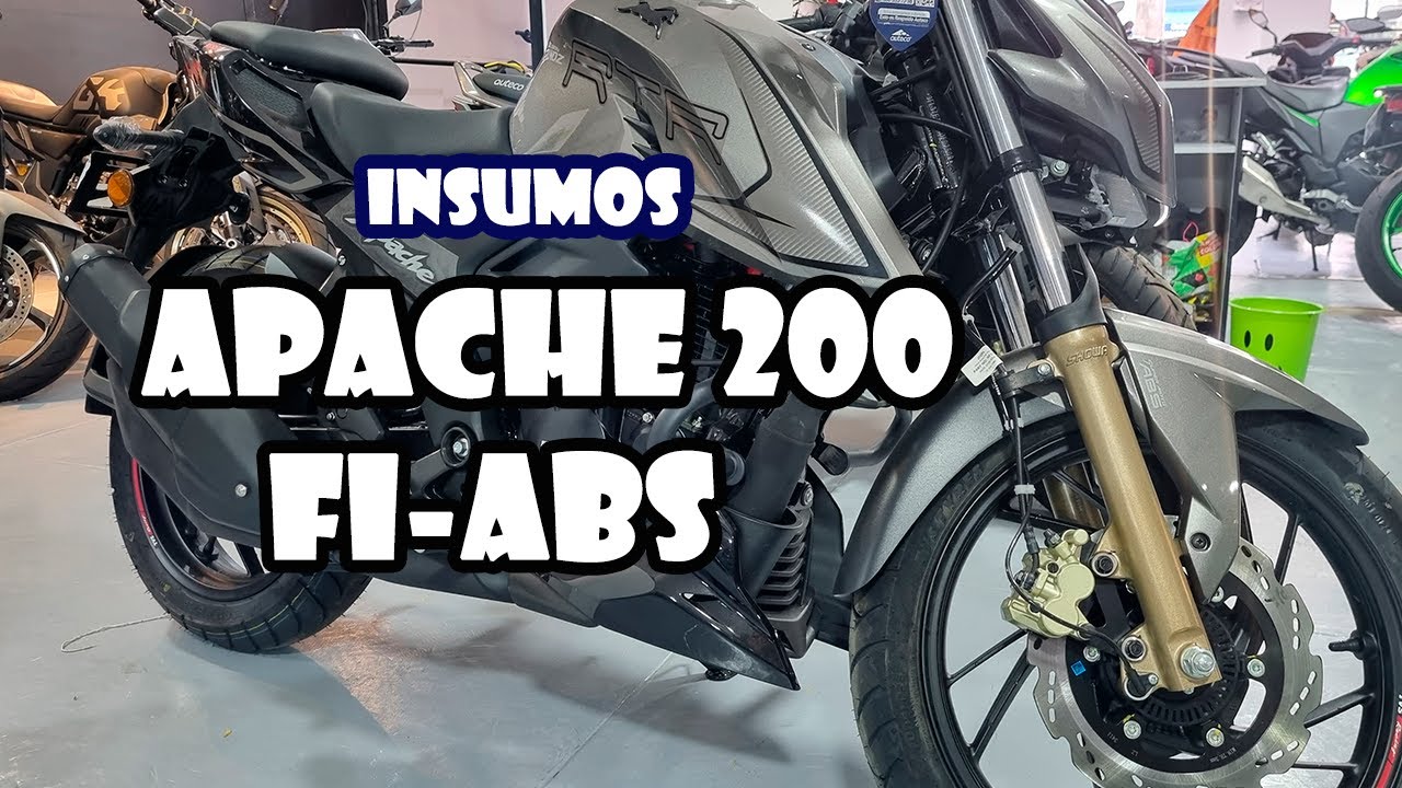 🚨TVS Apache 200 FI-ABS ¿Costo de insumos? RTR