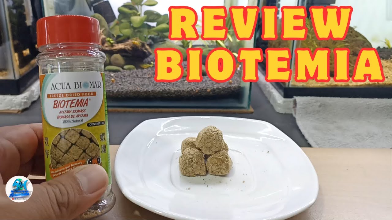 REVIEW ALIMENTO PARA PECES BIOTEMIA biomasa de artemia DE LA MARCA ACUA BIOMAR