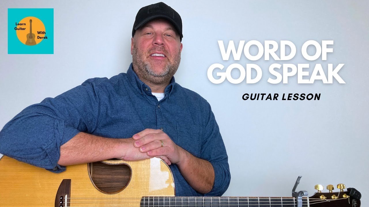 WORD OF GOD SPEAK / /  GUITAR LESSON / / MERCYME
