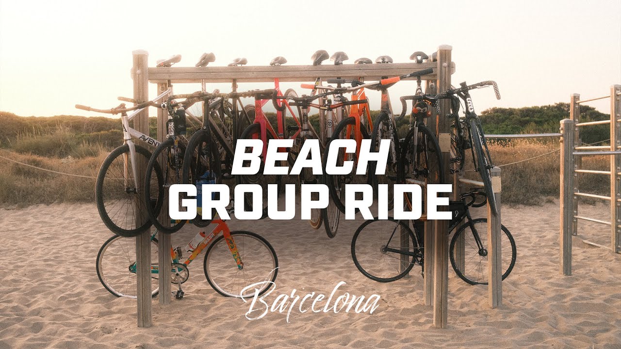 Beach Group Ride in Barcelona - Fixed Gear