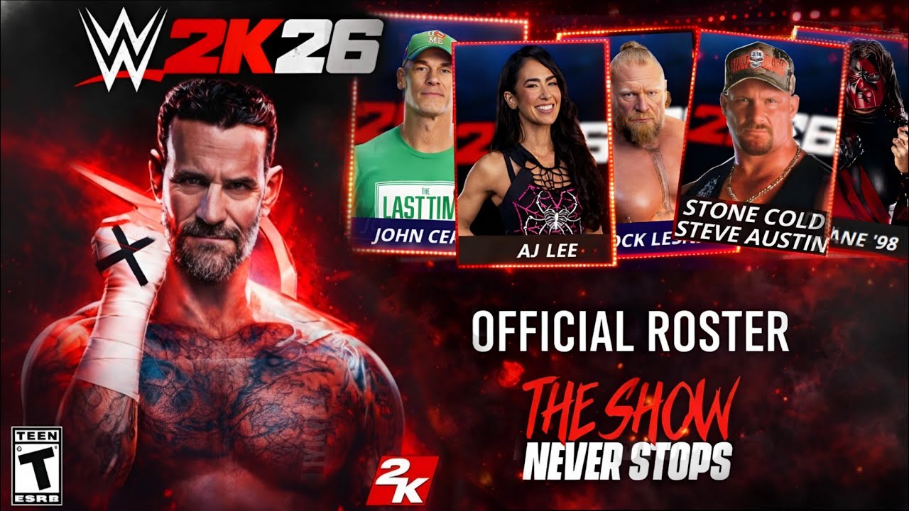 WWE 2K26 Official Roster | 200+ Superstars Confirmed