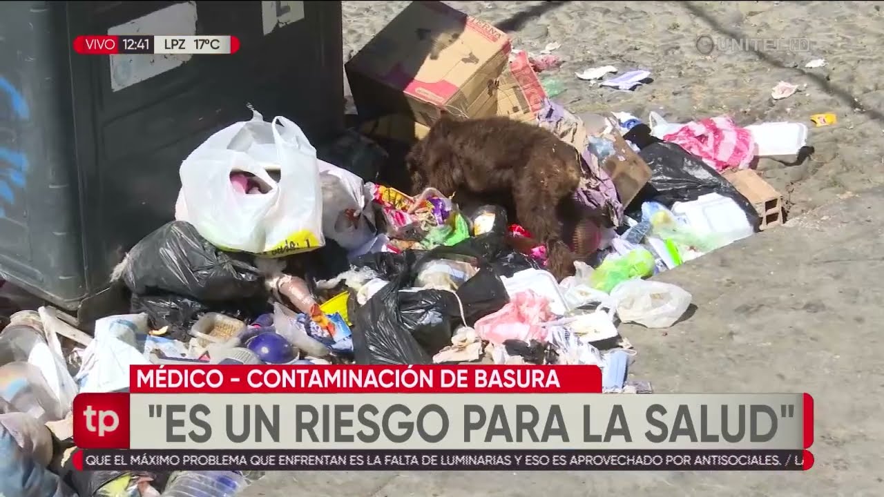 La acumulación de la basura en las calles también se convierte en un riesgo para la salud