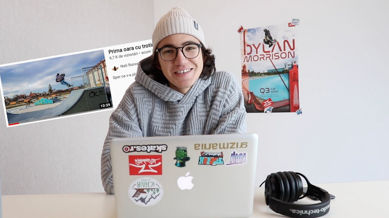 REACTIONEZ LA PRIMUL MEU VIDEO CU TROTINETA