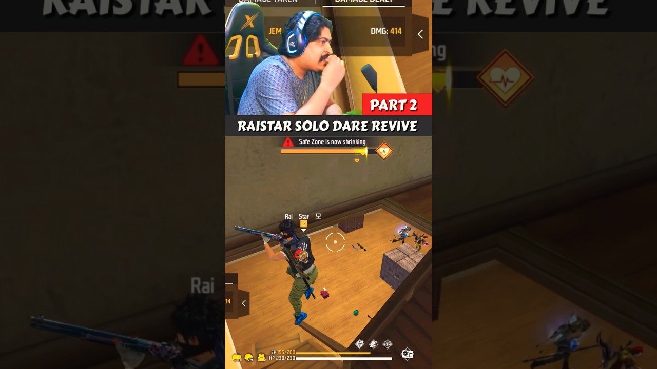 RAISTAR SOLO DARE REVIVE TRICKS PART 2 | Viral Shorts | #shorts #viral #short #raistar #gyangaming