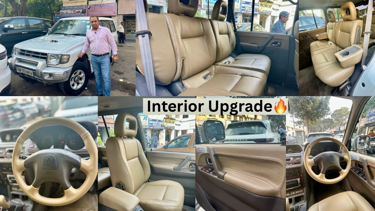 Old Pajero Interior Upgrade New Orginial Seat Covers Rebuild🔥