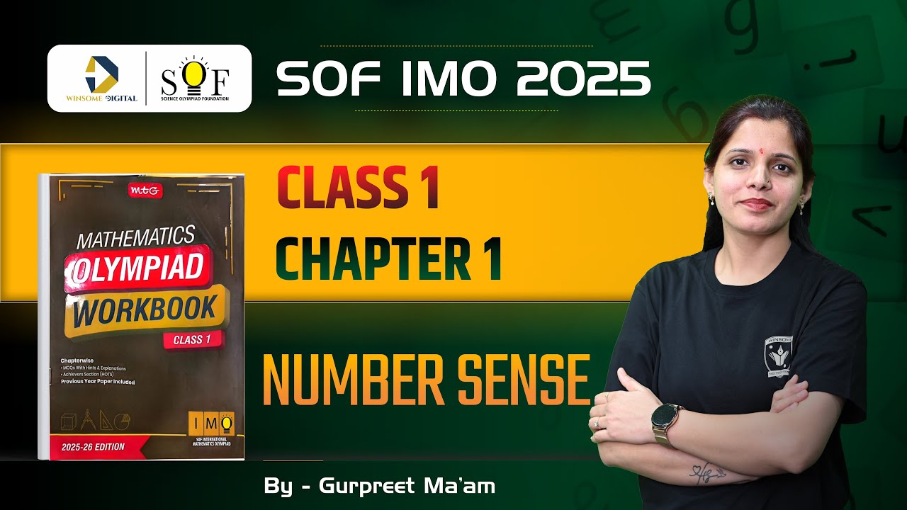 Class 1 Maths Olympiad Workbook Exercise  | Chapter 1 - Number Sense | Maths Olymiad Classes