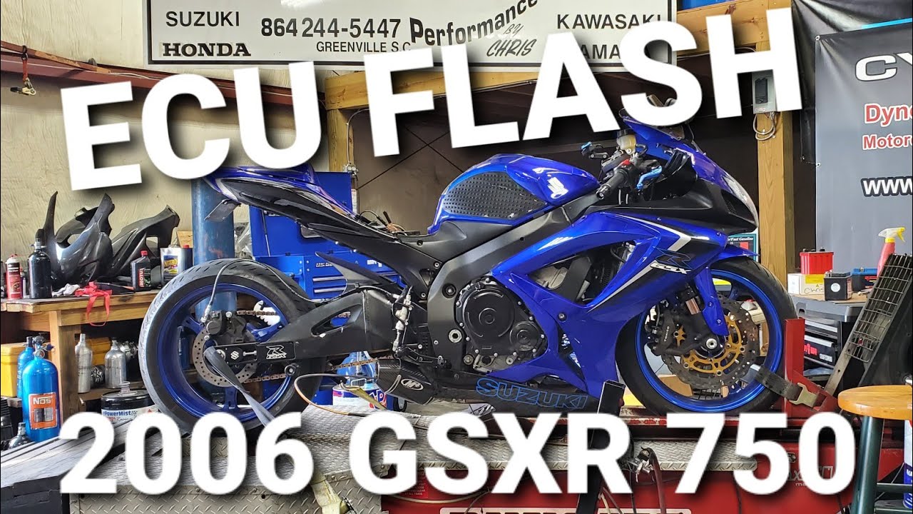 2006 GSXR 750 DYNO TUNE AND ECU FLASH - MOORE MAFIA