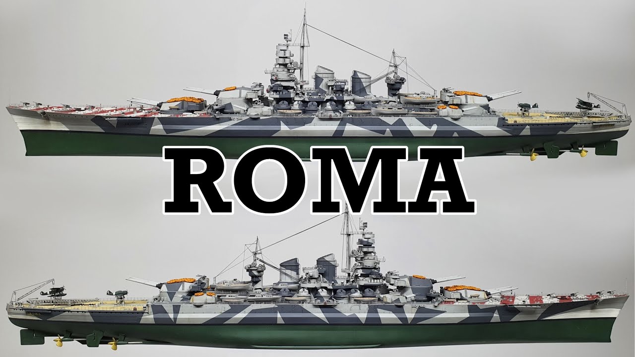 Масштаб модели Roma 1:350 с супердетализированным комплектом для модернизации