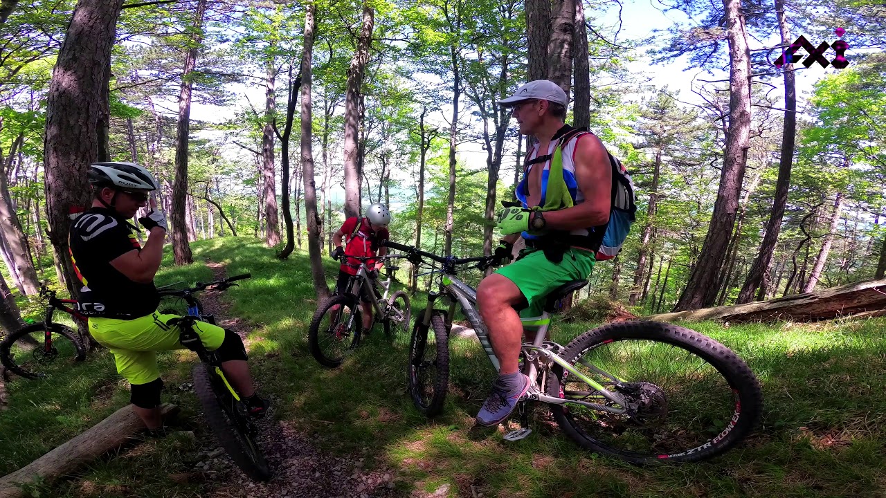 Eternal Trail Runde (2000 Höhenmeter, 30km Singletrails) zusammen mit 3 Biobikern