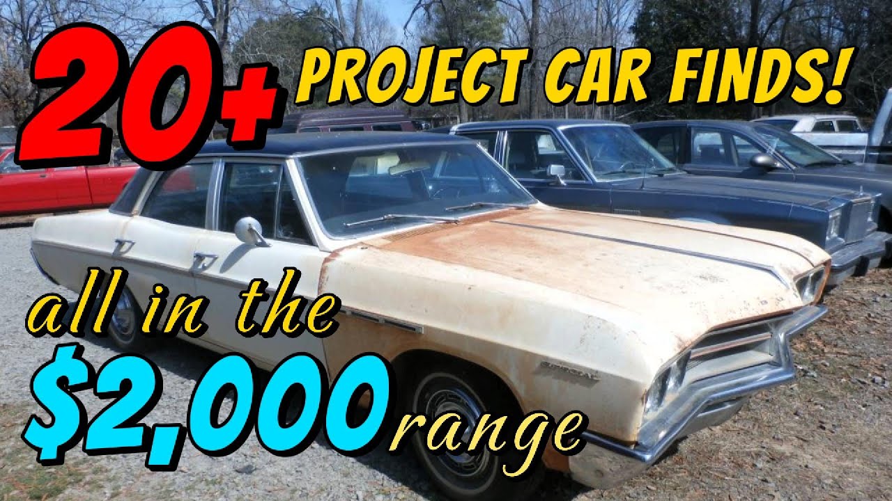 21 Amazing Project Cars in the $2,000 range For sale by owner! Featuring Impala, Coronet, and More