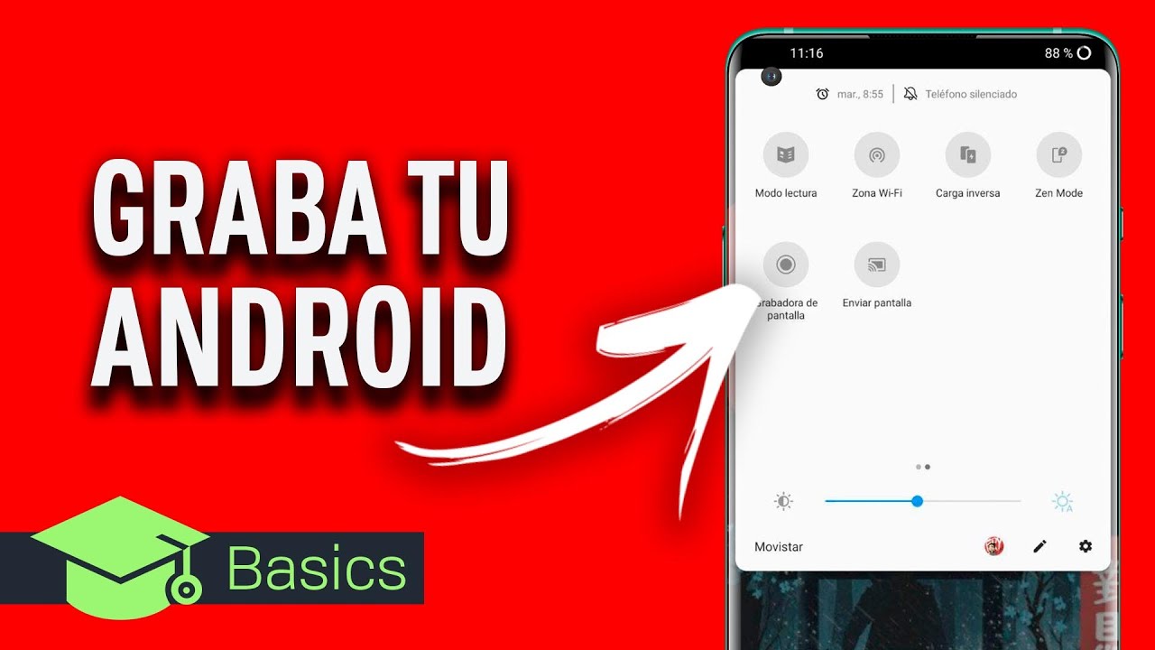 Cómo GRABAR la PANTALLA de tu MÓVIL ANDROID GRATIS