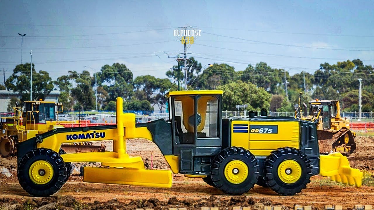 Komatsu Motor Grader GD675-6 | Tomica