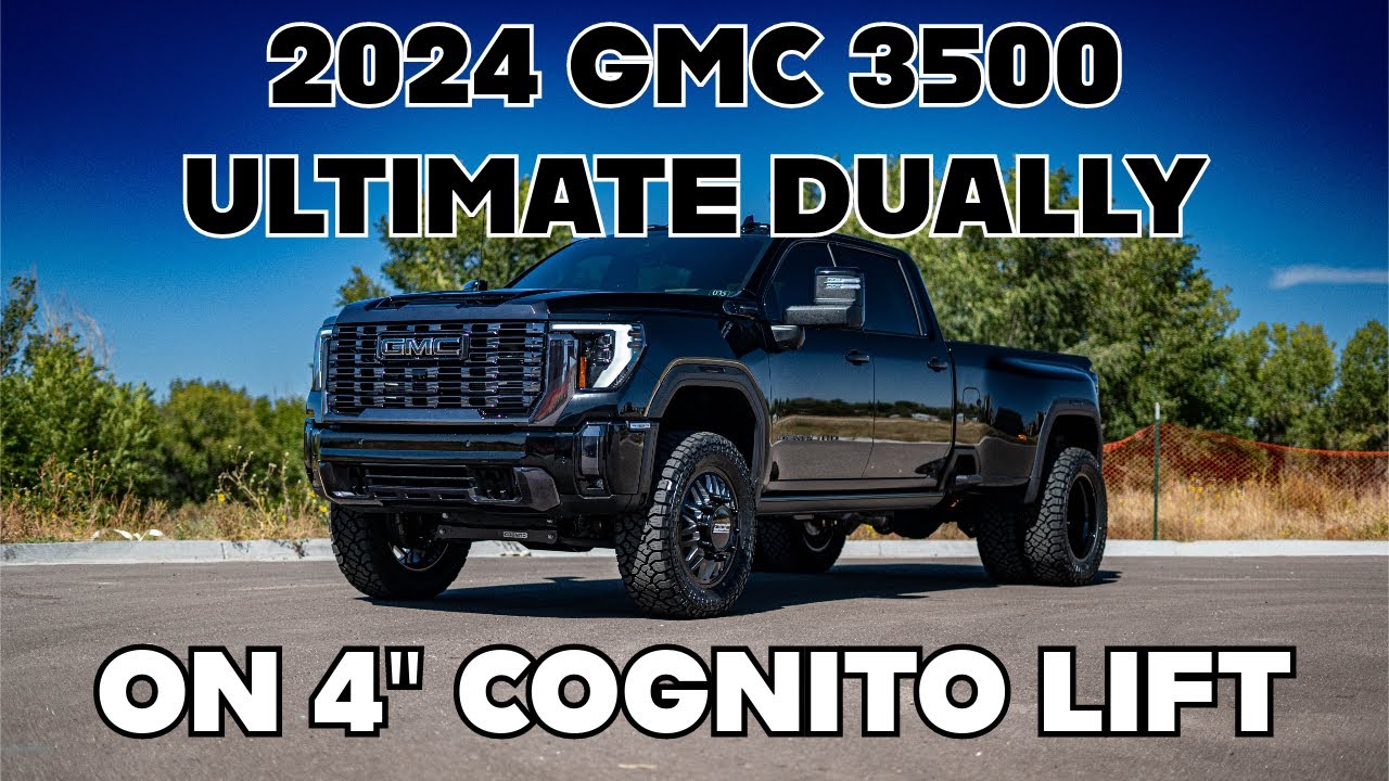 2024 GMC Sierra Denali Ultimate 3500 Dually on 4
