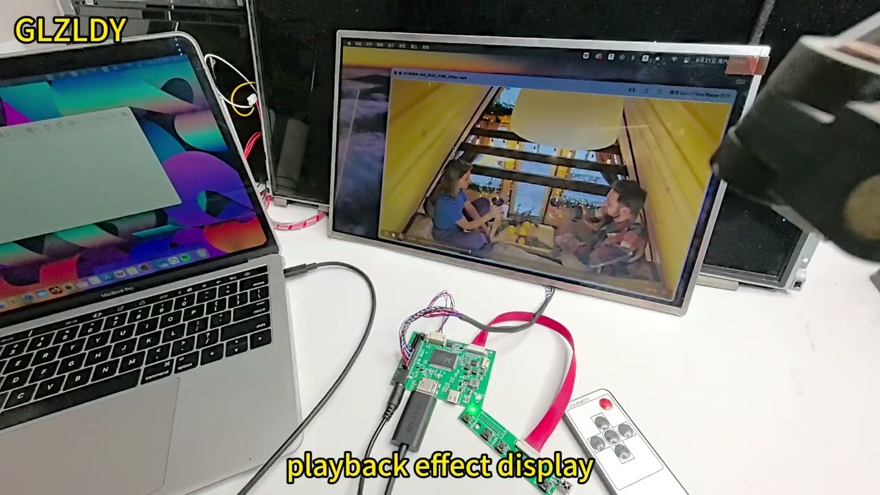 LVDS to HDMI TYPEC input LCD Display Driver Board Kit up to 1920*1200 Laptop screen modification