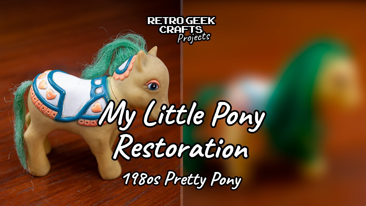 1980s My Little Pony Vintage Toy Restoration - G1 Merry Go Round Fakie Retro Toy Repair