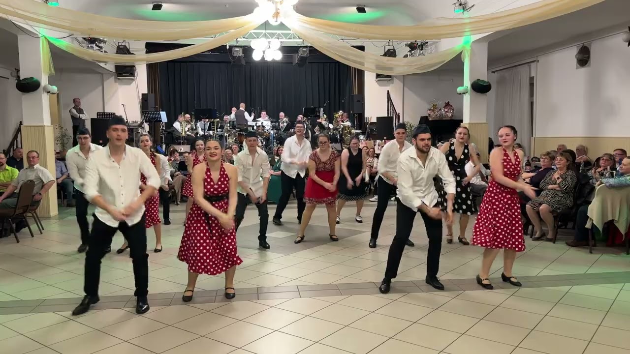 Amerika der 50-er, Mitternachtseinlage am Faschingsball des Vereins Junger Haraster Schwaben