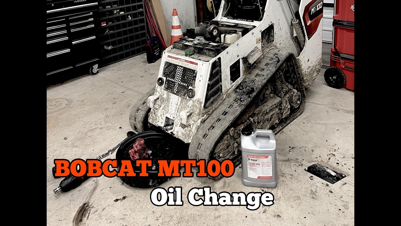 Bobcat MT100 oil change | DIY