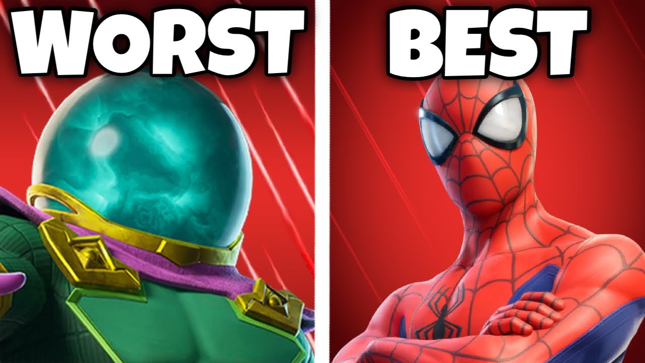Ranking EVERY Marvel Skin in Fortnite! (Worst to Best)
