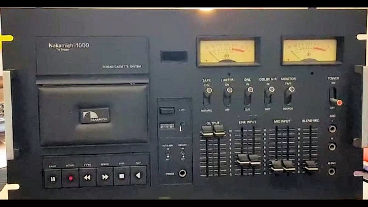 Nakamichi 1000 Tri-Tracer Restoration, with ENGLISH subtitles