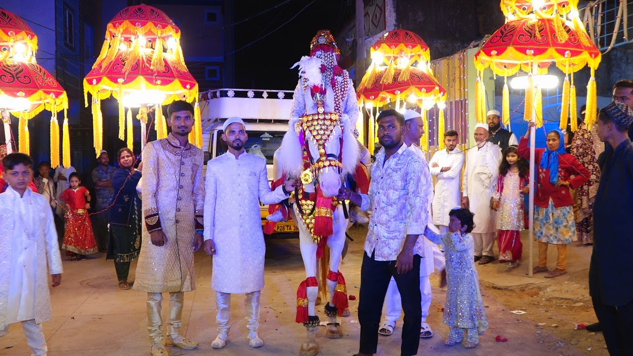 Wedding Highlight Baaraat 2025 4k | Mohammed Amer hyderabad Wedding Video | Rehaan Khan events