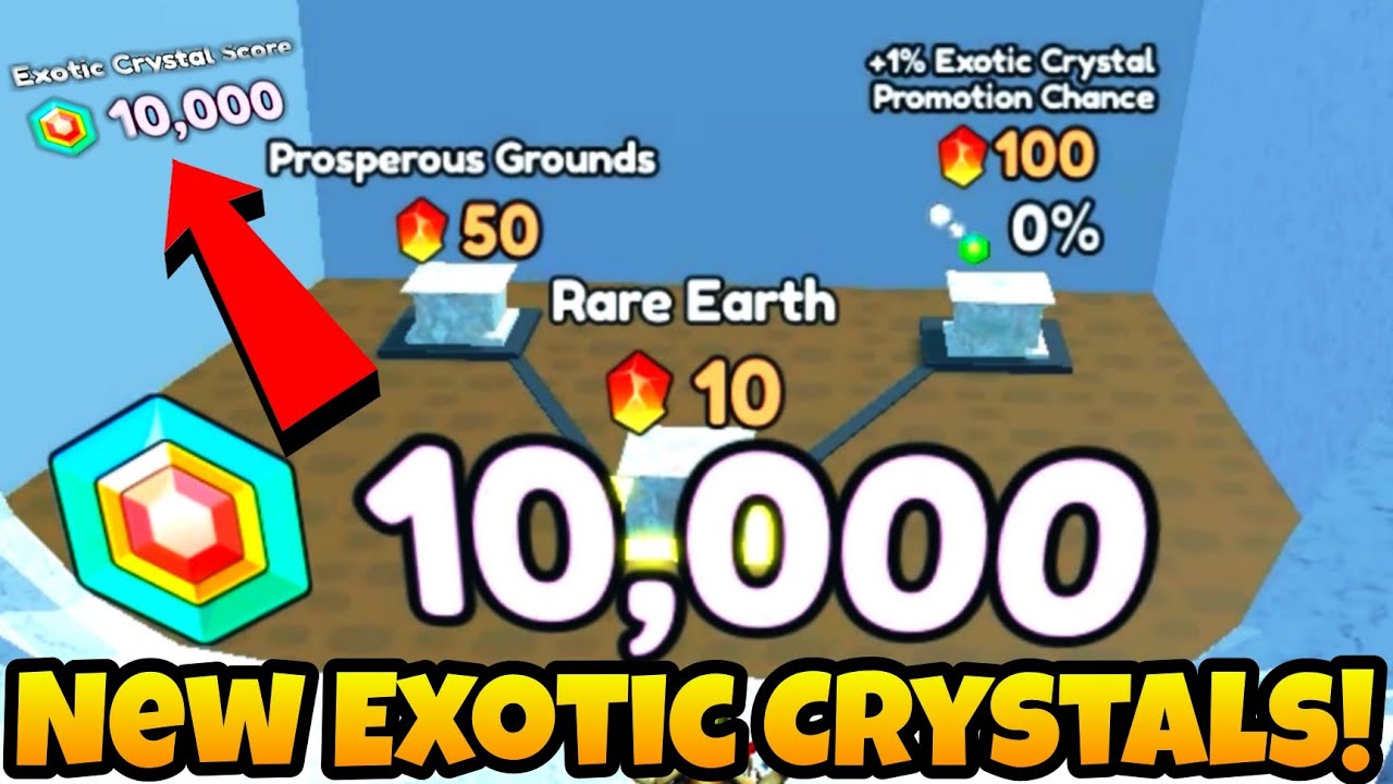 NEW EXOTIC CRYSTAL UPDATE 🥳| ROBLOX Collect All Pets!