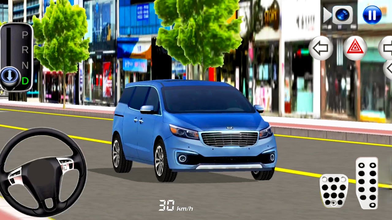 Old Kia Carnival Car Gameplay💥 || 3D Driving Class mobile games #gameplay #cargame