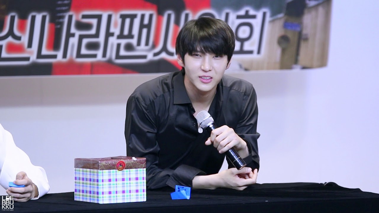 170916 빅스LR 용산 팬사인회 '일본어 잘하는 택운이 (레오 focus)