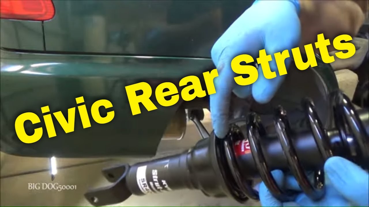 Honda Civic Rear Strut Replacement 2000 (1996-2000 Similar)