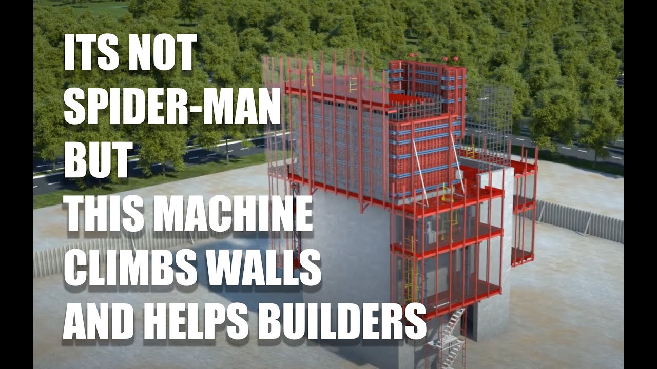 This Machine Climbs Walls to Cast Concrete