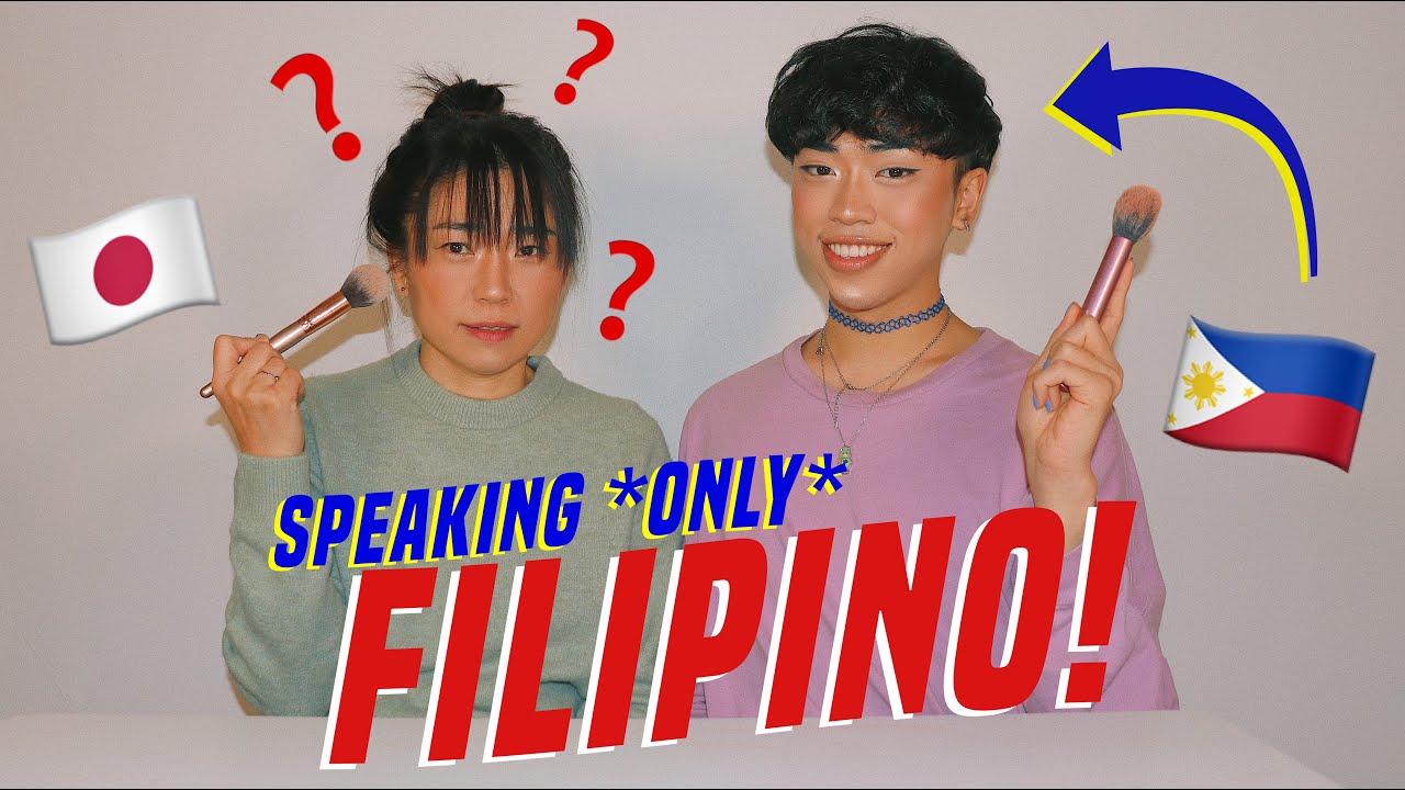 Speaking Only FILIPINO to My JAPANESE Mom | Teaching My Mom Makeup (ENG Sub) | worldofxtra