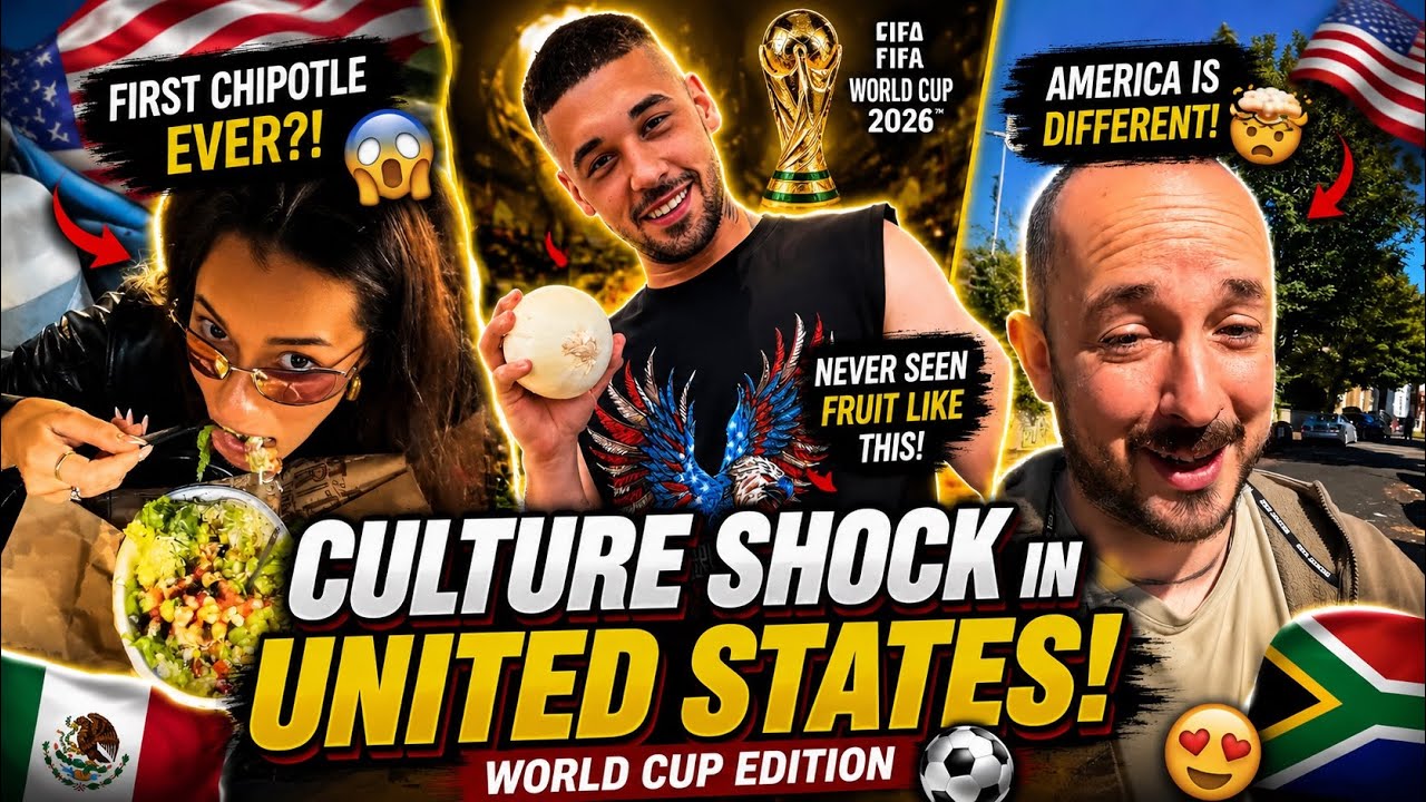 Иностранные фанаты FIFA в США: уморительная реакция на американскую культуру