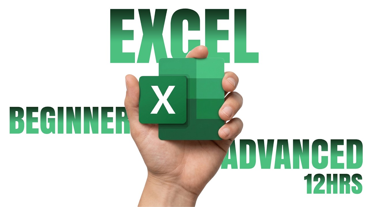 Excel Tutorial Beginner to Advanced - 12-Hour Excel Course
