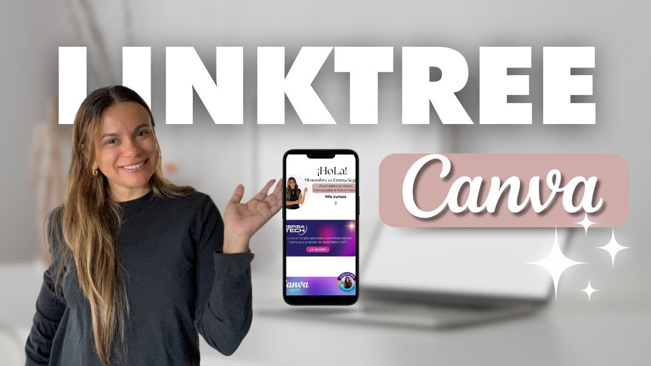 😍 Cómo hacer un LINKTREE con CANVA / Tutorial de Canva