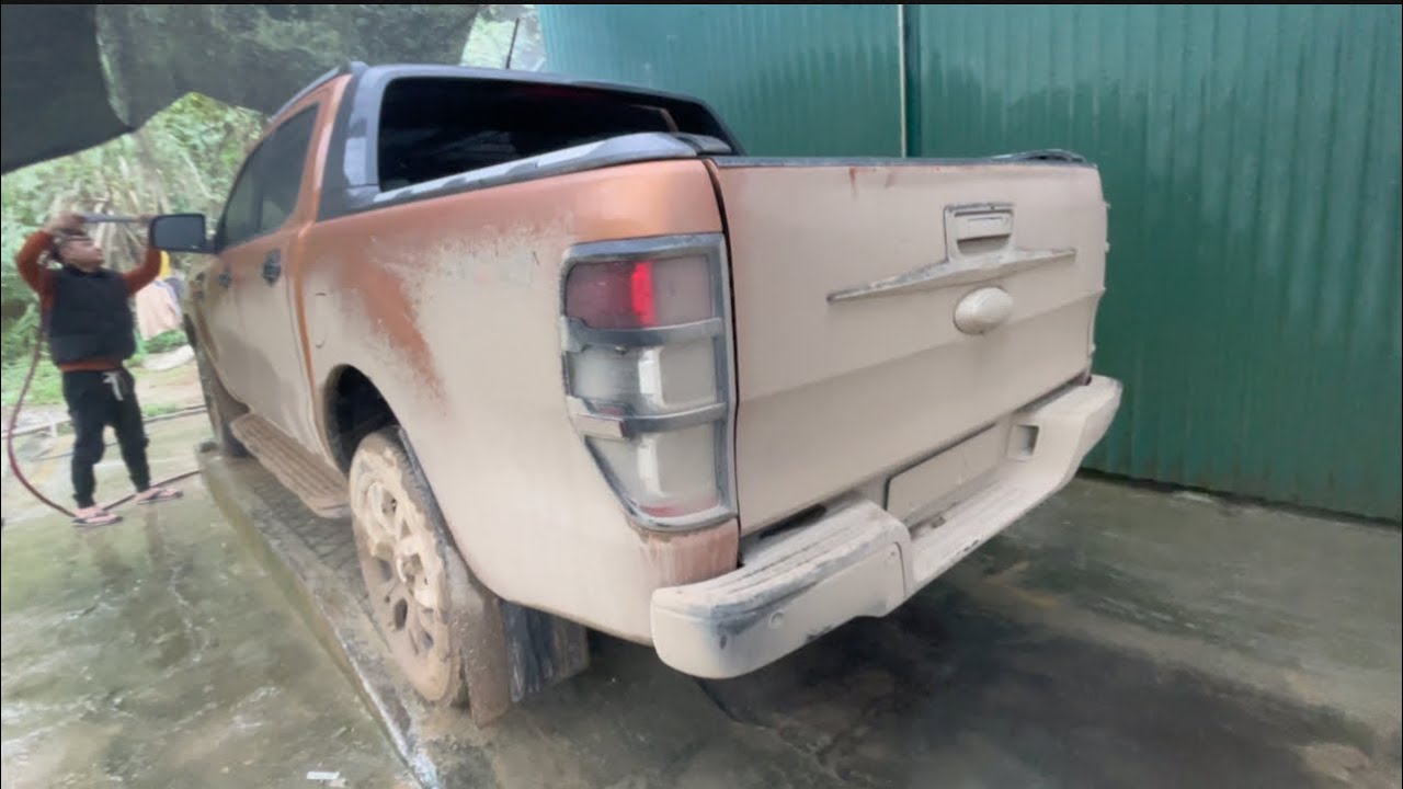 Wash the supercar back from offroad