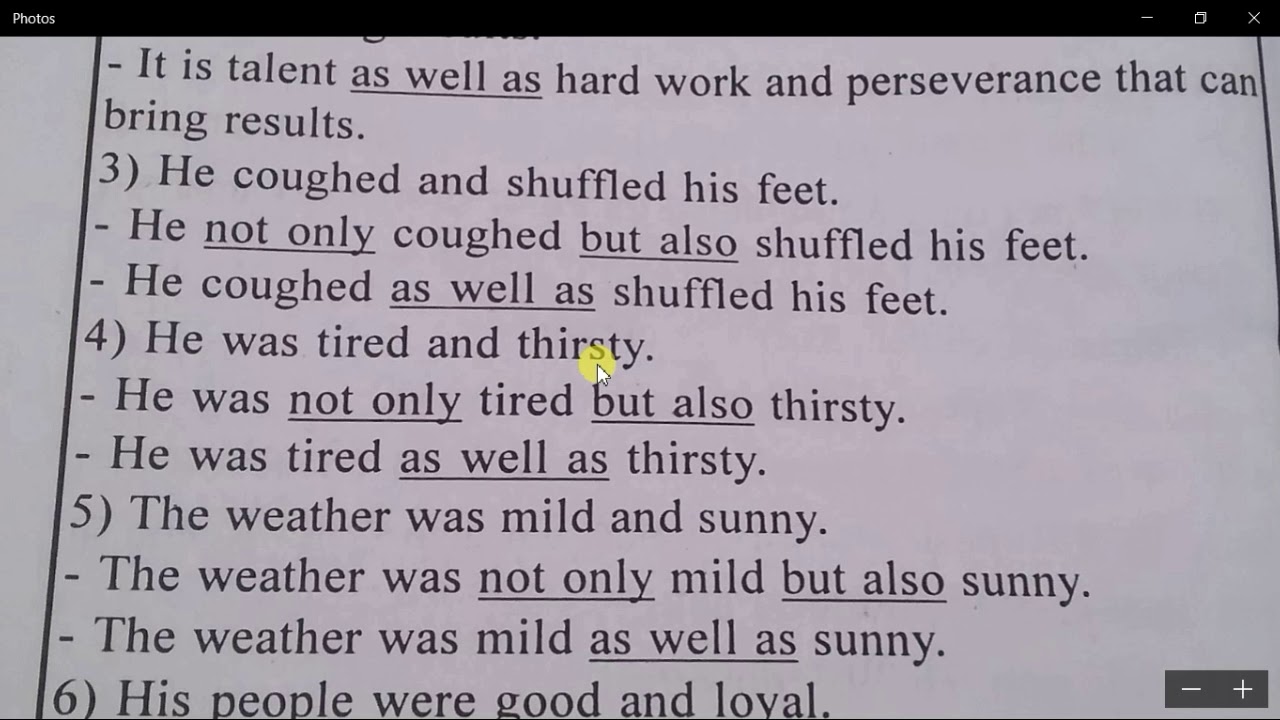Not Only....But Also | English Grammar in Marathi