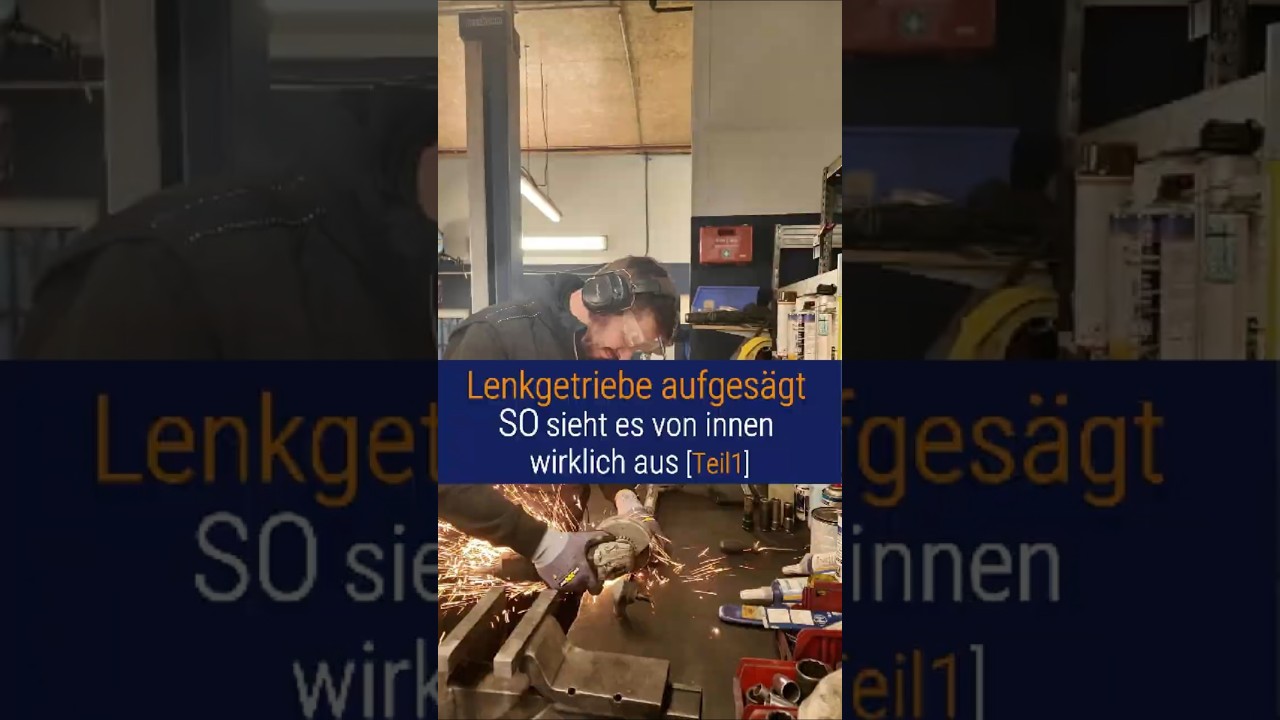 🪚Lenkgetriebe AUFGES&Auml;GT &ndash; so sieht es von innen wirklich aus #vw #vwup #autos #autotechnik #kfz