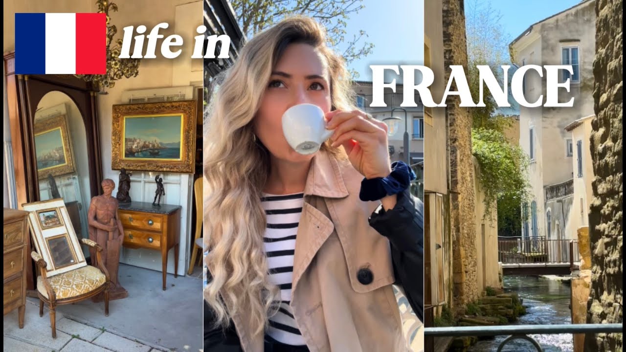 Life in Provence 🇫🇷 | French Vlog with Subtitles – My work, a French village & Spring vibes