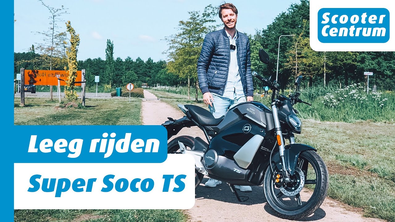 ACTIERADIUS RIJTEST - SUPER SOCO TS STREET HUNTER 60V 32AH 45KM - WE RIJDEN HEM HELEMAAL LEEG ⛔🔥