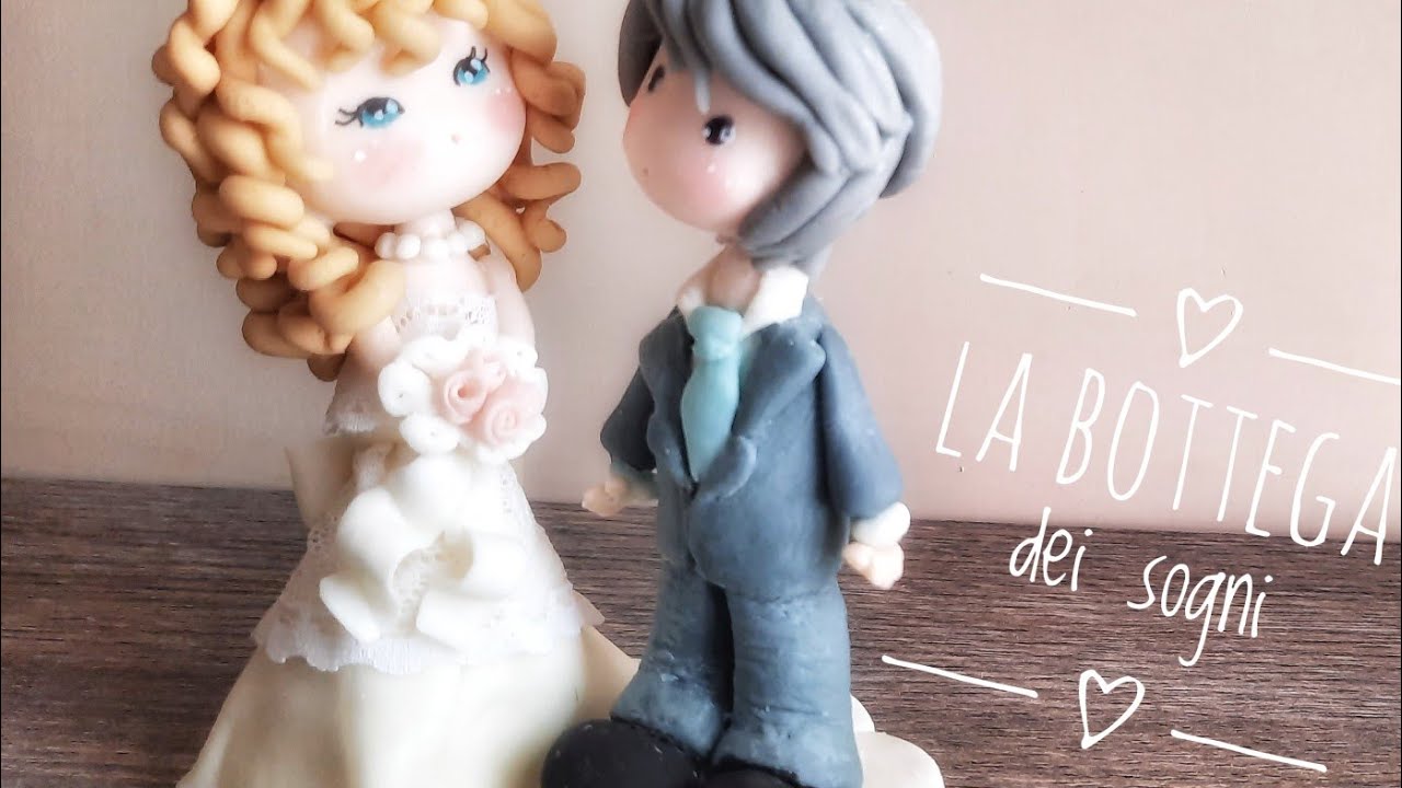 Come realizzare un cake topper per gli sposi