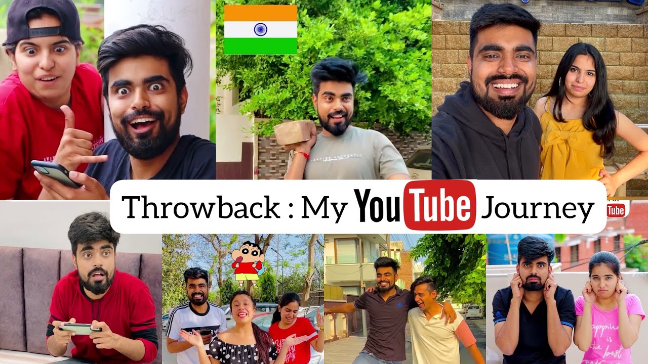 Throwback of my Youtube Journey 🥰 #creatingforindia  #dushyantkukreja #shorts