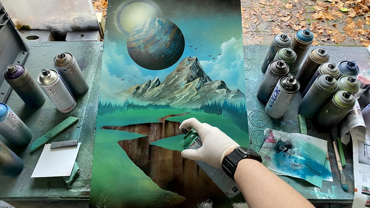 Valley of Rift — искусство аэрозольной краски от Skech