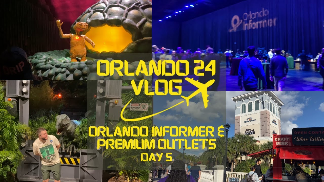 ORLANDO INFORMER | UNIVERSAL ALL-INCLUSIVE AFTER HOURS | PREMIUM OUTLETS | DAY 5 | ORLANDO 24 VLOG