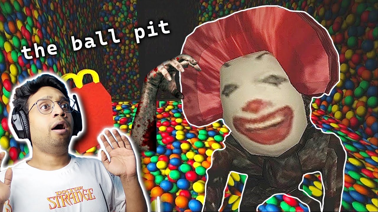I Met PENNYWISE 's Brother in Sasta MacDonald's Restaurant || THE BALL PIT Horror Gameplay