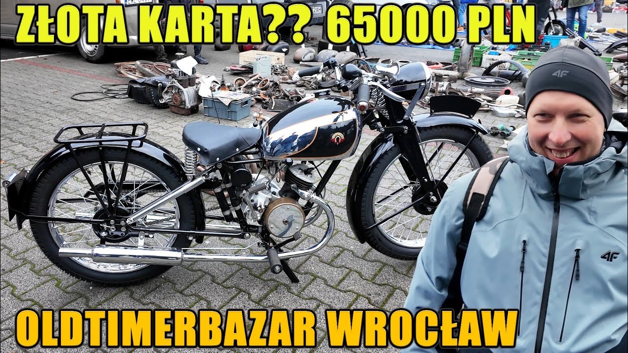Będą zakupy na OLDTIMERBAZAR WROCŁAW 🤔🤔 Polski motocykl przedwojenny PODKOWA 98 🤯🤯