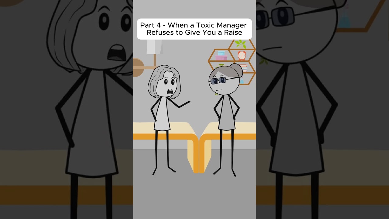 When a Toxic Manager Refuses to Give You a Raise #animation #manager