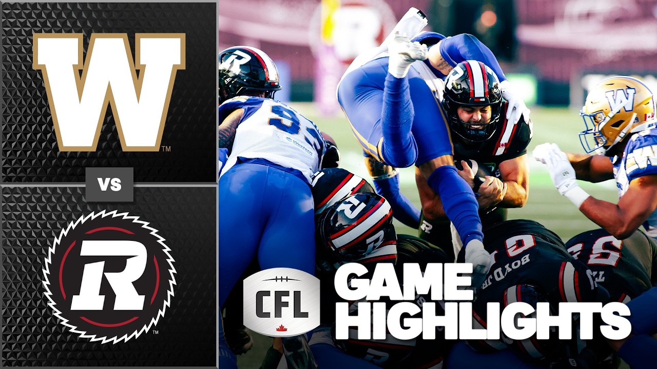 CFL 2026 Recap: Winnipeg @ Ottawa - Week 7
