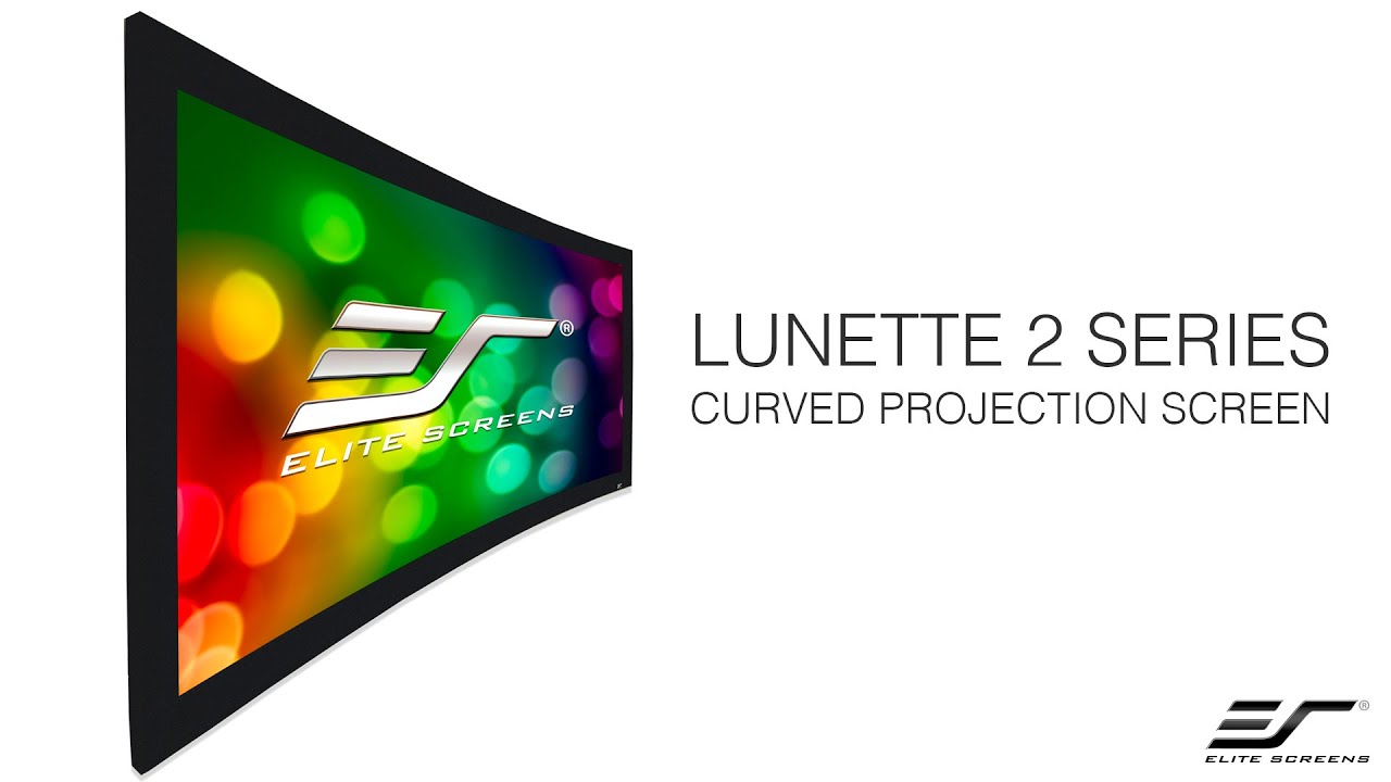 ♾️ Изогнутый проекционный экран серии Lunette 2 от Elite Screens