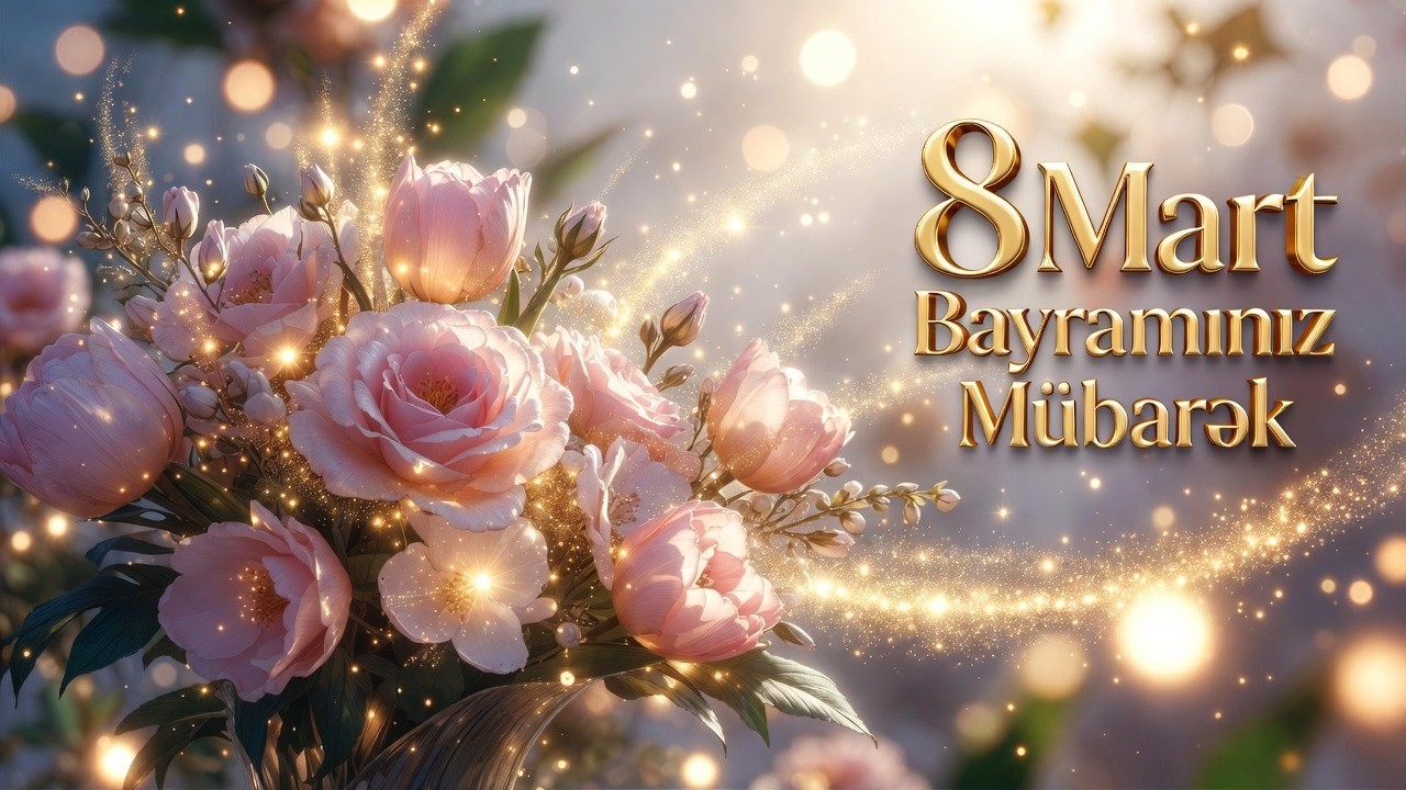8 Mart Qadınlar Günü Təbriki 2026 💐 | 8 Mart Bayramınız Mübarək